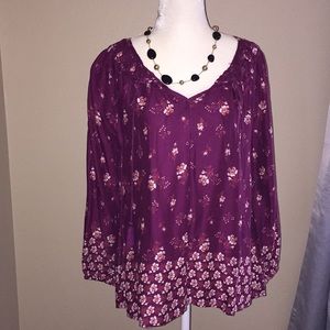 NOT FOR SALE, NWT Lucky Brand printed top size S